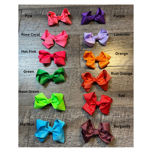 4" Chunky Bows