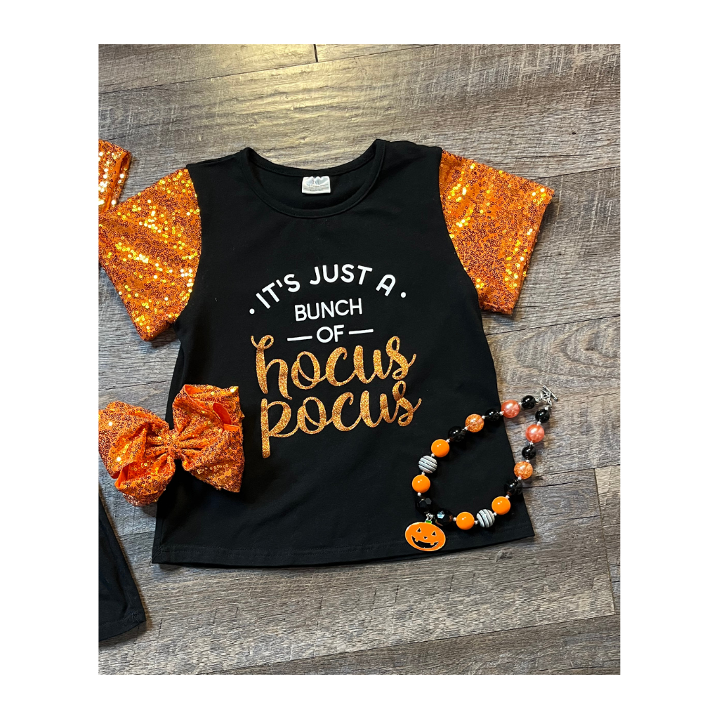 Mommy & Me Hocus Pocus Sequin Child Top