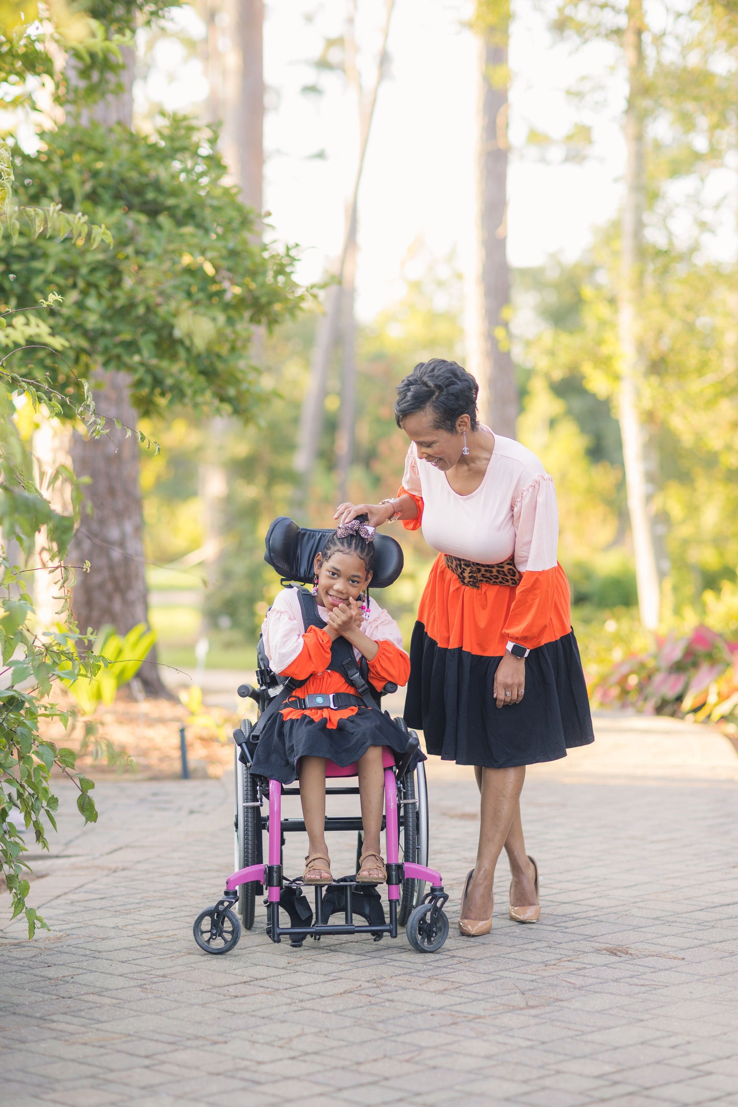 Mommy & Me "Mini" Color-Block Dress