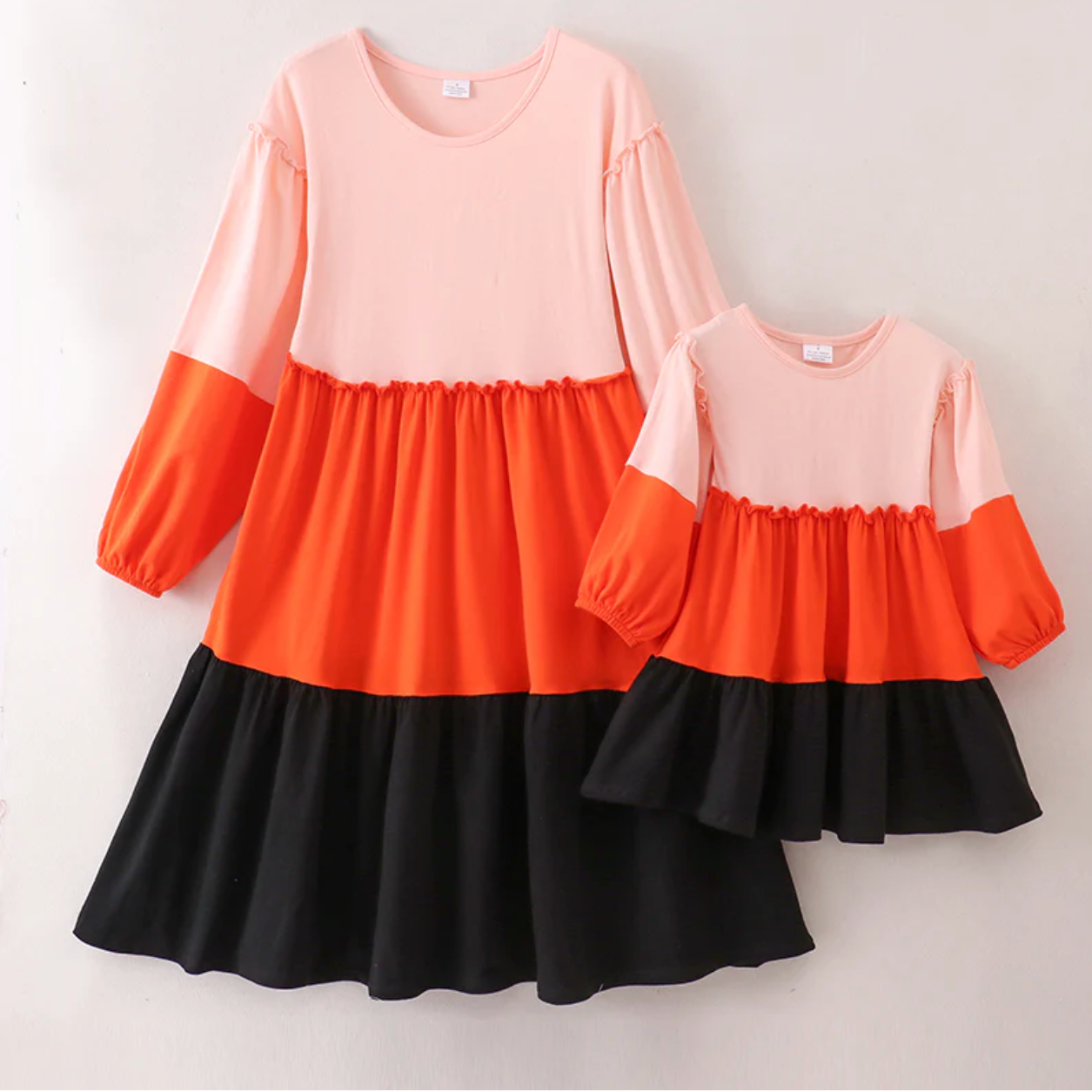 Mommy & Me "Mini" Color-Block Dress