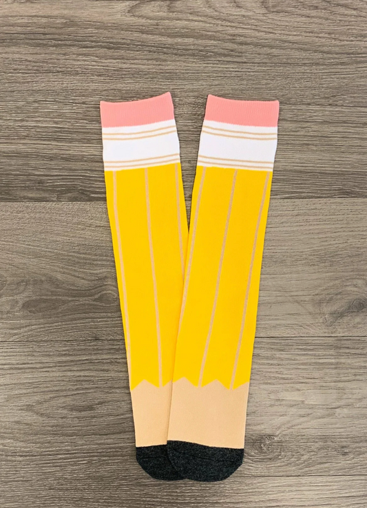 Pencil Knee-High Socks